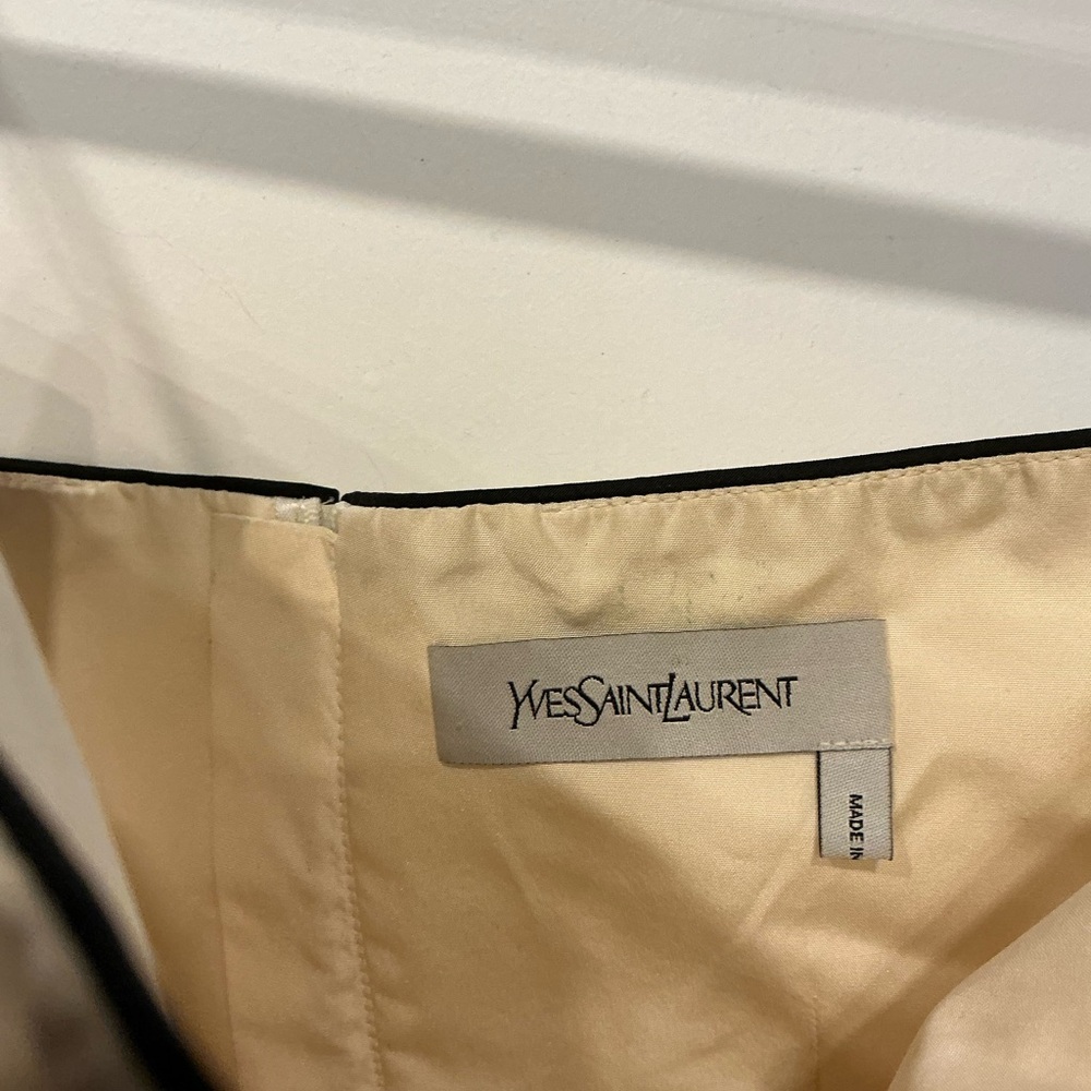 Archival YSL by Stefano Plato 2008 structured silk bustier size fr36 us0 - Picture 4 of 13